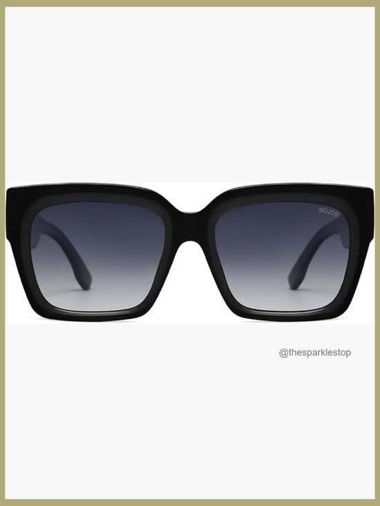 Square Polarized Sunglasses with UV400 Lenses, Plastic Frame main image 4